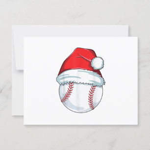 Cartons Réponse Noël Baseball Santa Hat Ball Enfants garçons Homme