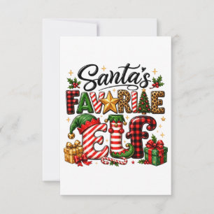 Cartons Réponse Noël de l'elfe préféré du Père Noël