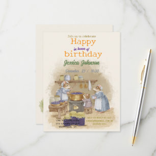 Cartons Réponse Nous vous invitons à une fête d'enfants