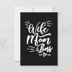 Cartons Réponse Patron maman femme