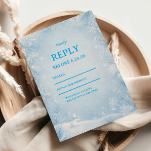 Cartons Réponse Paysage hivernal féerique enneigé sous la neige rê