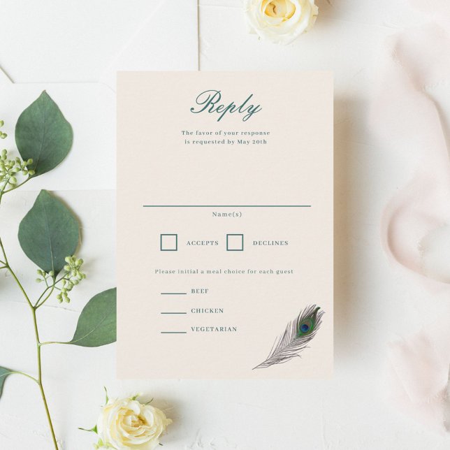 Cartons Réponse Peacock vintage (Créateur téléchargé)