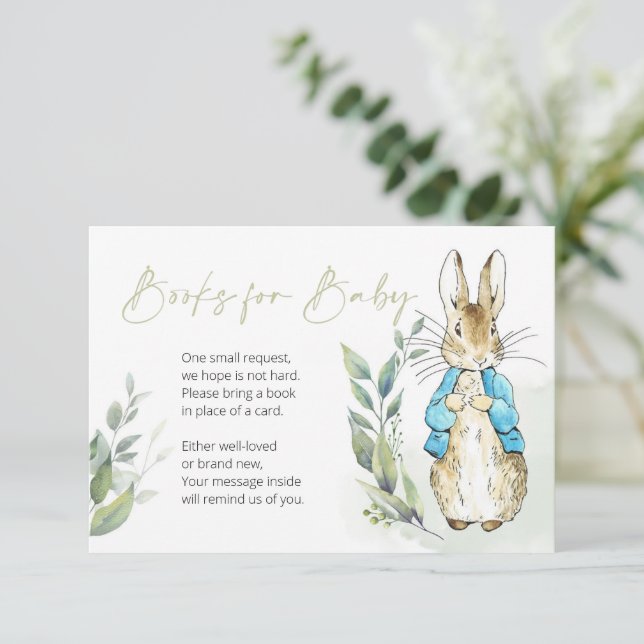 Cartons Réponse Peter Rabbit Livres Pour Baby Book Card (Debout devant)