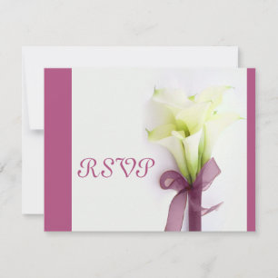 Cartons Réponse PixDezines BOUQUET LARGE LITERIE RSVP/CALLA