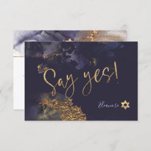 Cartons Réponse PixDezines Mitzvah ✡ H2 Galaxy Abstraite rouille T