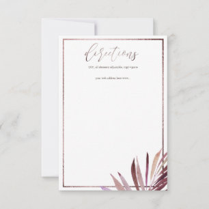 Cartons Réponse PixDezines Verdure Palm Fronds Directions