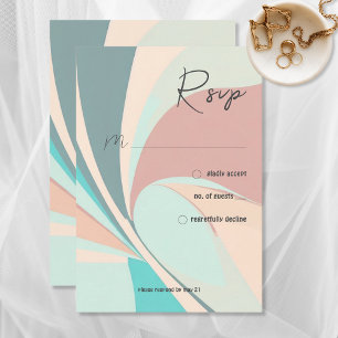 Cartons Réponse Plage moderne avec Coeur Vellum Style Mariage