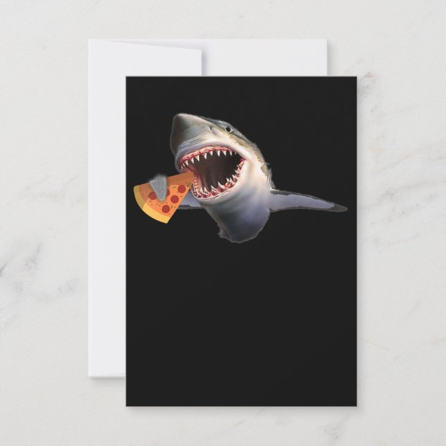 Cartons Réponse Poisson de requin Pizza Amateurs de requins Dons a (Devant)