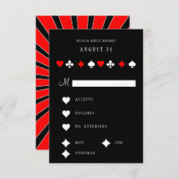 Poker Casino Costumes Rouge et Noir Vegas 