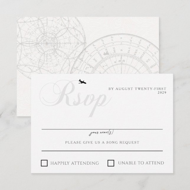 Cartons Réponse Prêt pour le décollage (Devant / Derrière)