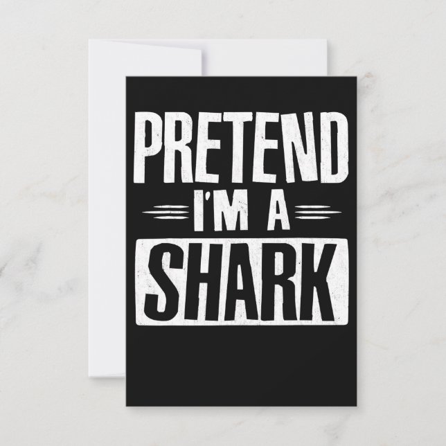 Cartons Réponse Pretend Venin de Shark Funny (Devant)