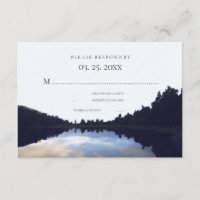 Réflexions du lac Rustique Mariage au bord du lac