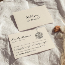 Rétro Main Écrite Tiré Gras Quirky Mariage amusant