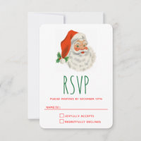 Rétro Vintage Jolly Santa Claus de Christmas