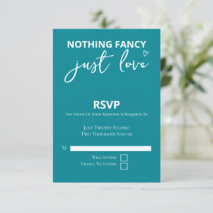 Cartons Réponse Rien De Fancy Just Love Colorful Retro les années 