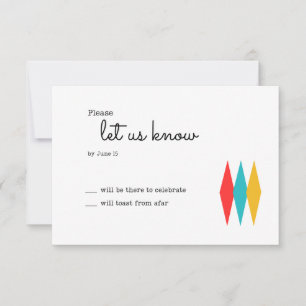 Cartons Réponse Rock and Roll 1950s Style Mariage