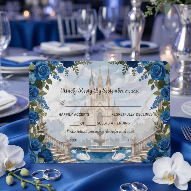 Cartons Réponse Romantic Swans Grand Staircase Fairytale (Créateur téléchargé)