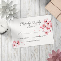 Romantique Cerisier rose fleuri chic floral