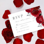 Cartons Réponse Romantique Roses Rouges Mariage feuille argent<br><div class="desc">Romantique Roses Rouges Argent Feuille Mariage Carte RSVP Voir les faire-part de mariage et objets correspondants dans Niche et Nest Store. Conversation pour demander plus d'éléments</div>