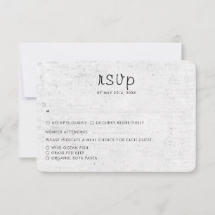 Cartons Réponse Rose Rose Vieux Mur Vintage Style Mariage Journal