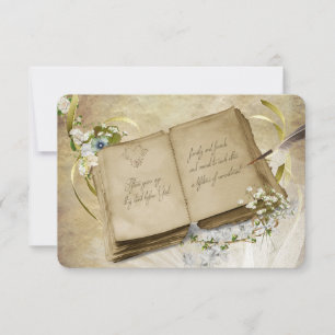 Cartons Réponse RSVP-15e anniversaire Renouvellement de Vow