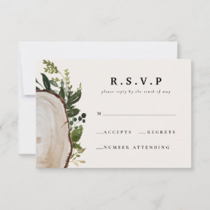 Cartons Réponse Russe aquarelle mariage floral R.S.V.P