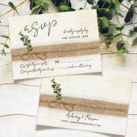 Russe Boho Floral Eco Wood Eucalyptus Mariage