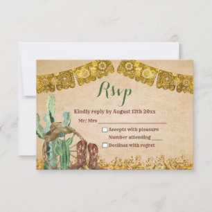 Cartons Réponse Russe Texas Cowboy Southwestern Anniversaire