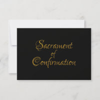 Sacrament de confirmation de Golden 3D Look