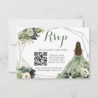 Sage Green Princesse géométrique XV Años QR