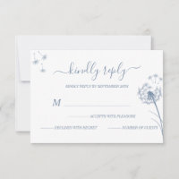 Simple Mariage Floral Bleu