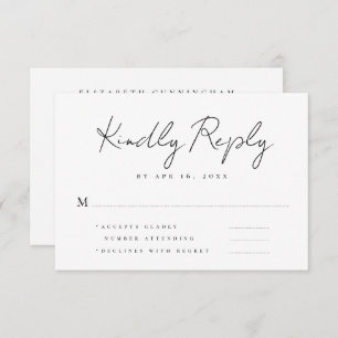 Cartons Réponse Simple Moderne Minimaliste Souvenirs Memorial Répo