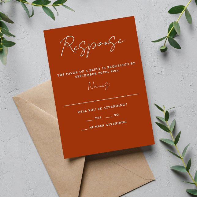 Cartons Réponse Simplicité réelle 3 Script Mariage de rouille mini (Créateur téléchargé)