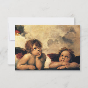 Cartons Réponse Sistine Madonna Angels par Raphael Mariage