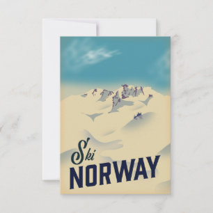 Cartons Réponse Ski Norvège