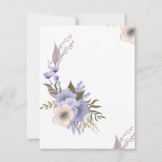 Cartons Réponse Style floral de la boutique violette
