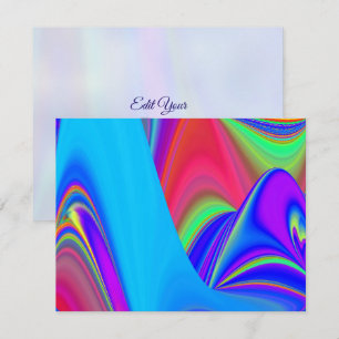 Cartons Réponse Summerfeel, Rainbowart 3D Abstrait