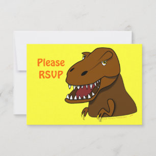 Cartons Réponse T-Rex Tyrannosaurus Rex Cartoon Scare Dinosaur