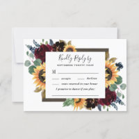 Tournesol et Rose Bourgogne Rouge Mariage bleu de 
