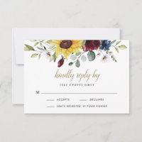 Tournesol Roses de Bourgogne Bleu Nuit Mariage Rus