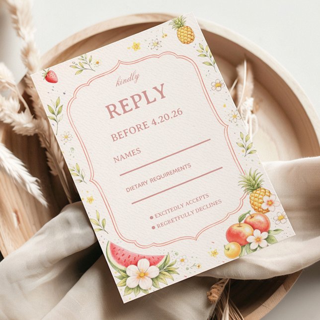 Cartons Réponse Tropical Fruit Floral Response (Créateur téléchargé)