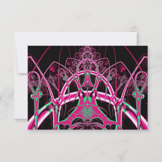 Cartons Réponse Tunnel Rollercoaster psychédélique Fractal (Devant)