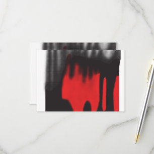 Cartons Réponse Un design graphique rouge avec un habillage géomét