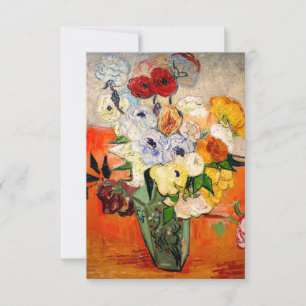 Cartons Réponse Van Gogh Roses and Anemones