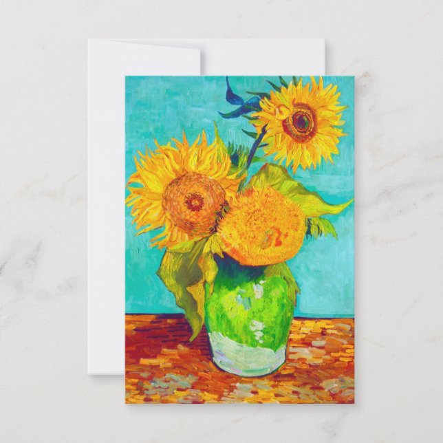 Cartons Réponse Van Gogh Sunflowers (Devant)