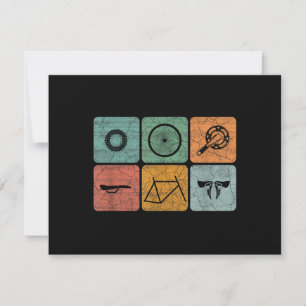 Cartons Réponse Vélo Cyclisme Vintage Pièces de vélo Cadeaux cycli