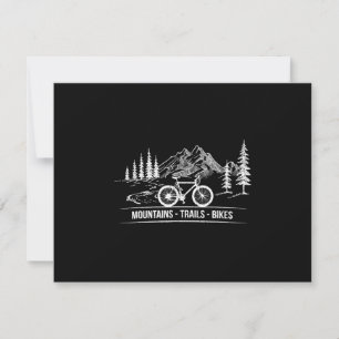 Cartons Réponse Vélos de Montagne Trail - Cycliste Cavalier de Vél