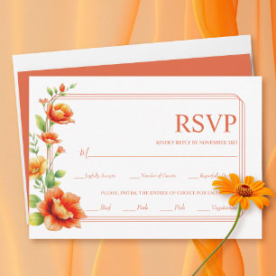 Cartons Réponse Verona tournesols et triple frontière mariage