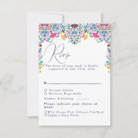 Vibrant mexicaine Fiesta Style Mariage arc-en-ciel