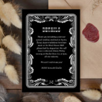 Vintage Western Cowboy Détails du Mariage campagna